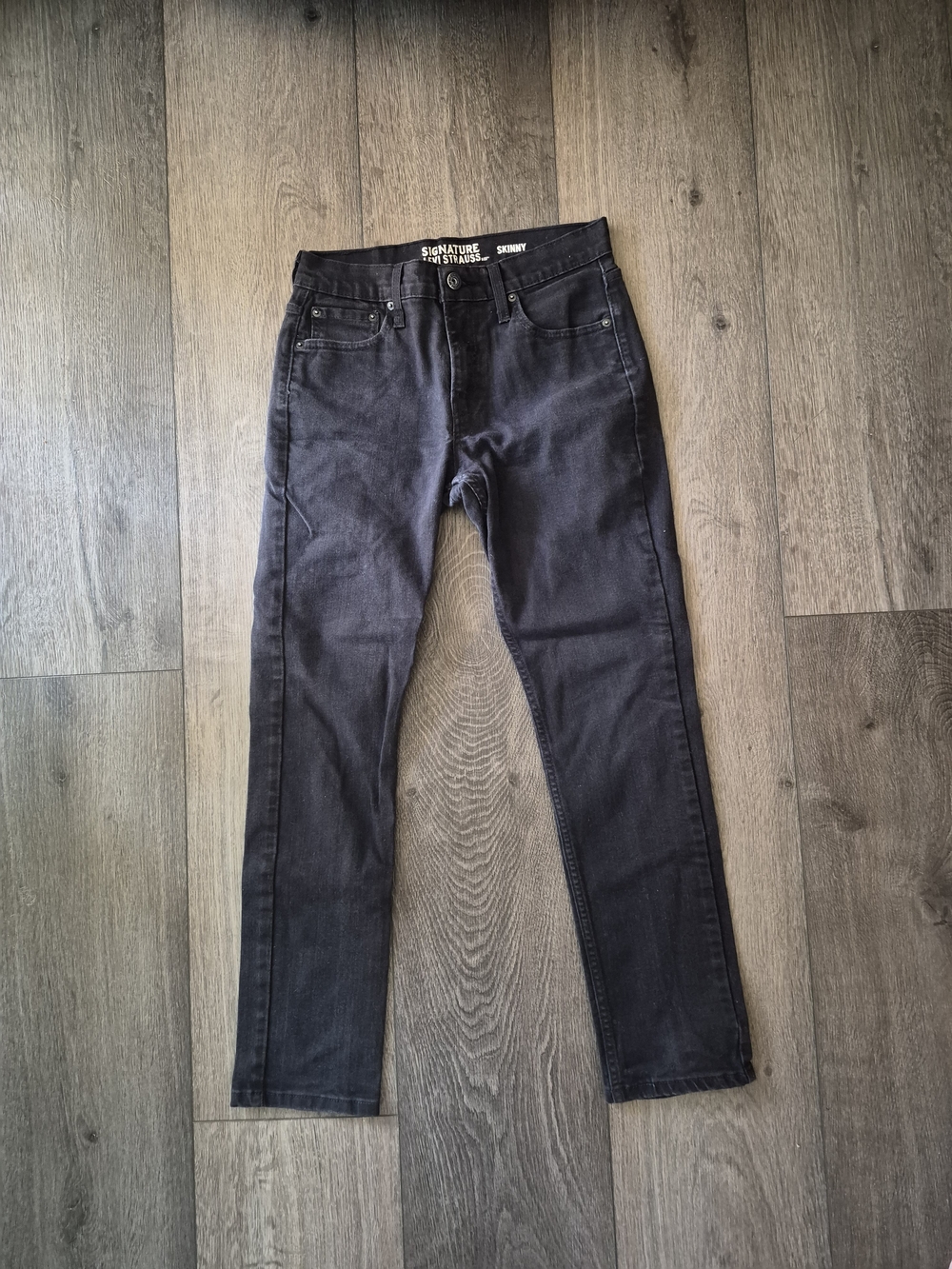 Signature Studio Slim Fit Black Men's Jeans